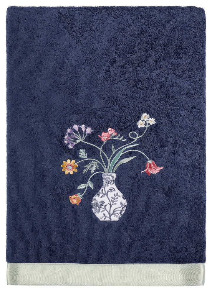 Linum Home Textiles 100% Turkish Cotton STELLA 4PC Embellished Towel Set