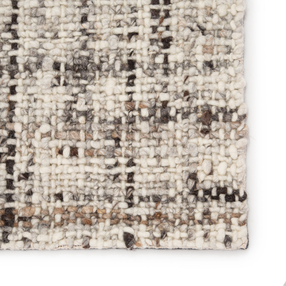 Jaipur Living Season Handmade Solid Area Rug, Gray/Ivory, 3'x12'