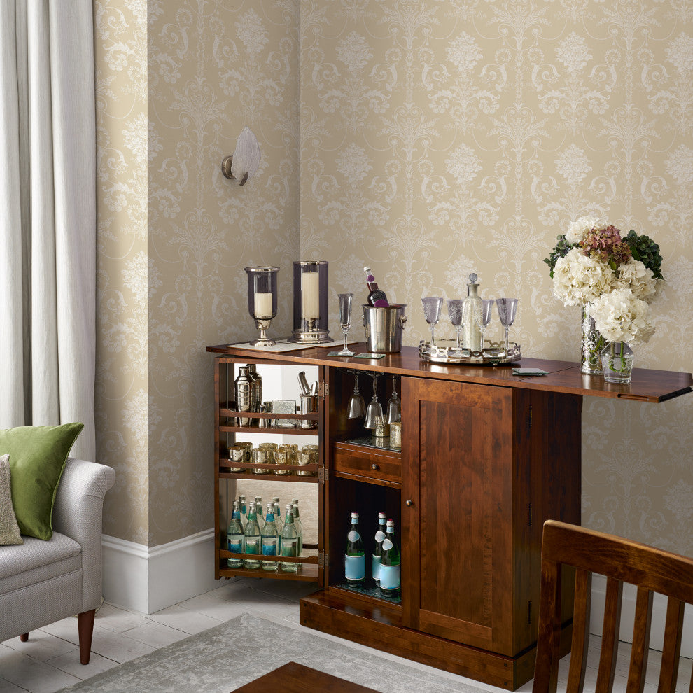 Laura Ashley Josette Wallpaper, Linen