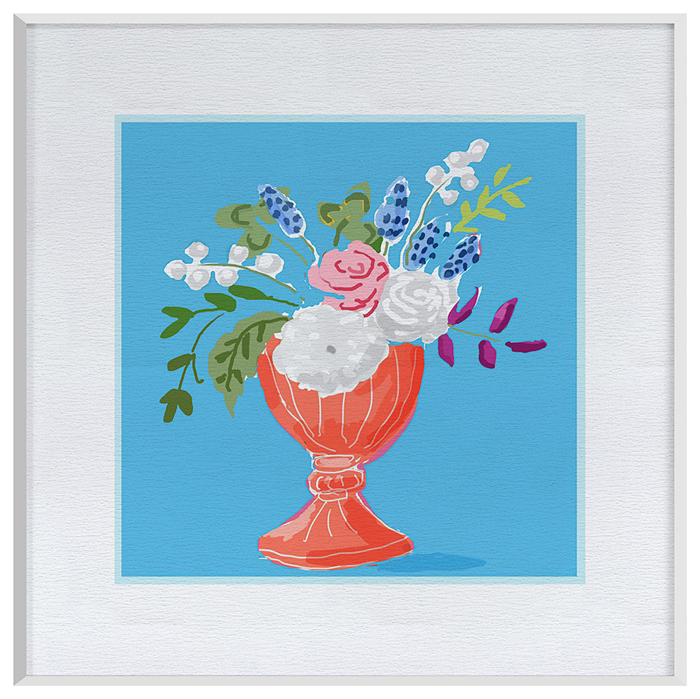 Vase 1 Fine Art Print, white, 50"x50"