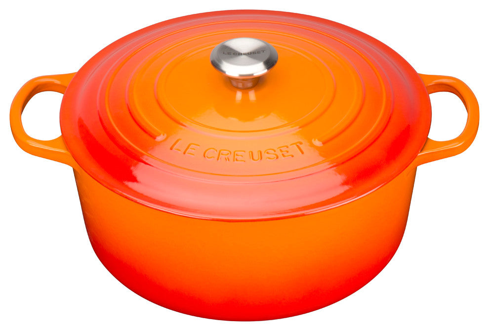 Le Creuset Signature Cast Iron Round Casserole, 18 cm, Volcanic