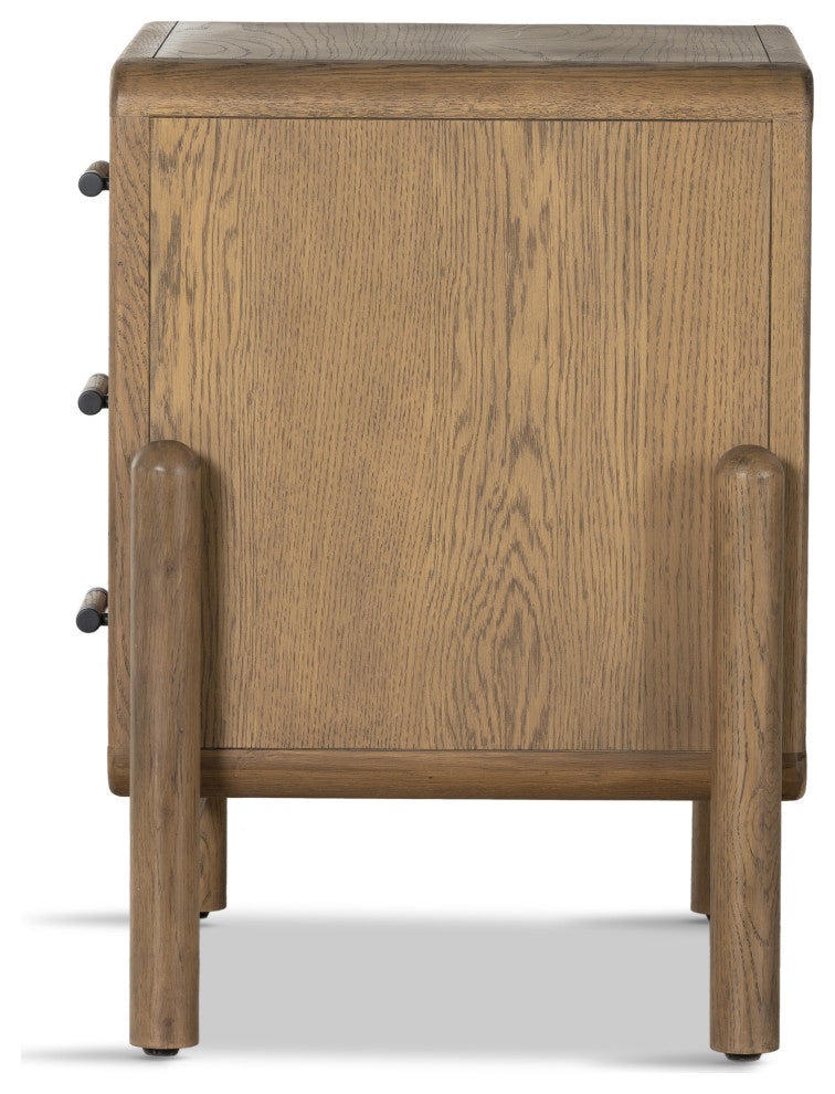 Caroline Nightstand-Smoked Oak