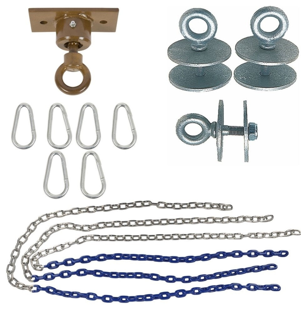 Swing Set Stuff Inc. Light Duty Tire Swivel Kit Red, Blue