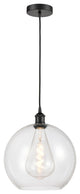 Innovations 616-1P-BK-G122-12-LED 1-Light Mini Pendant, Matte Black