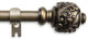 Ivana Curtain Rod 5/8" 48-84", Antique Gold