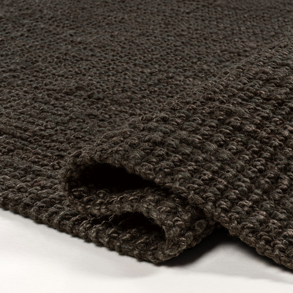 Pata Hand Woven Chunky Jute Brown 5 ft. x 8 ft. Area Rug