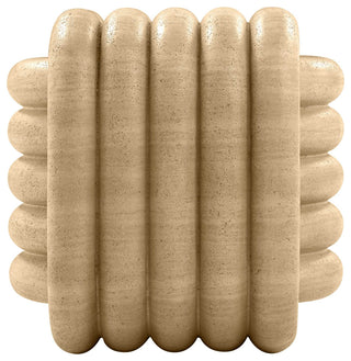 Love Indoor / Outdoor Accent Stool, Travertine