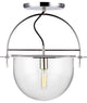 Generation Lighting, KF1081PN, Large Semi-Flush Mount, Polished Nickel