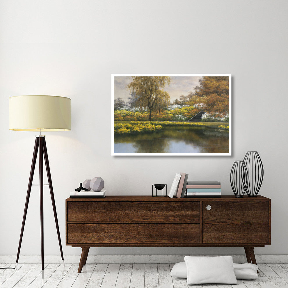 "Floral Gardens" Digital Paper Print by Diane Romanello, 50"x34"