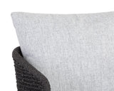 Capri Counter Stool, Smoke Grey, Copacabana Marble