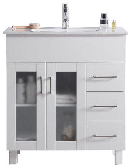 Nova Vanity, White, 32"