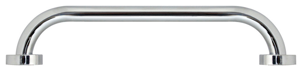 MODONA's 16" Wall Mounted Grab Bar SS304, Polished Chrome
