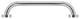 MODONA's 16" Wall Mounted Grab Bar SS304, Polished Chrome