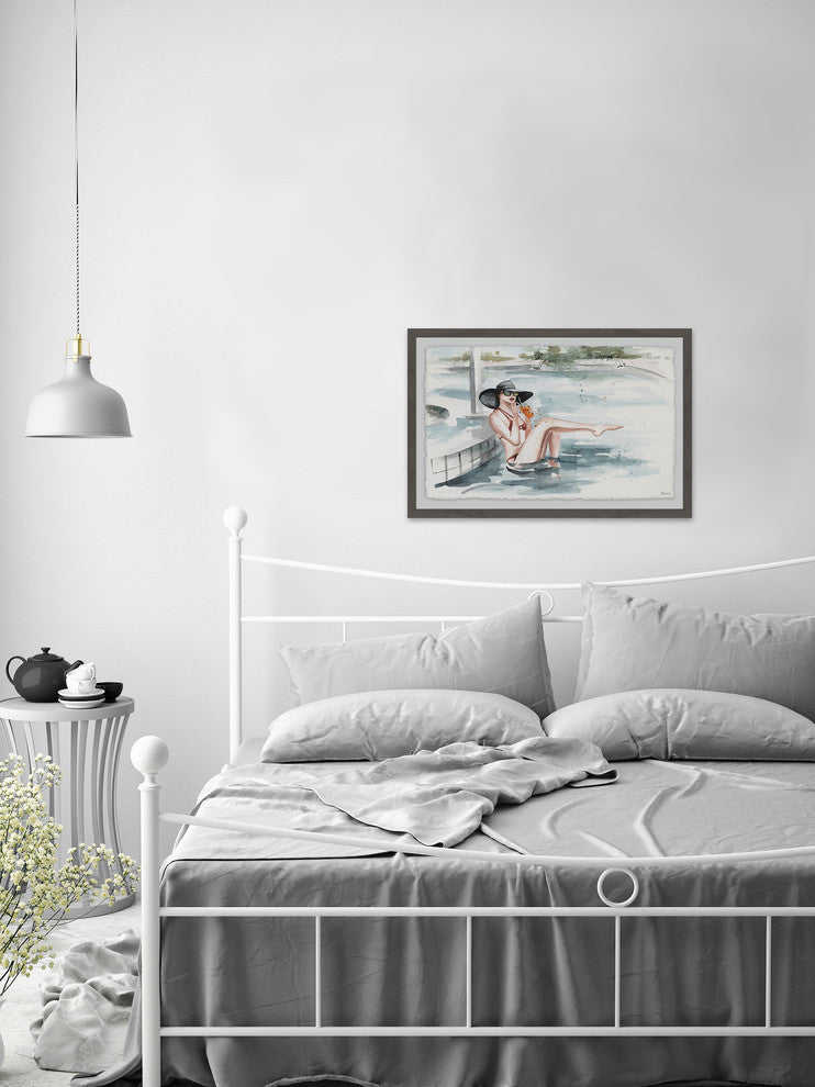 "Let's Get Cool" Framed Painting Print, 18"x12"