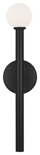 Kelly by Kelly Wearstler 1-Light Nodes Sconce, Midnight Black