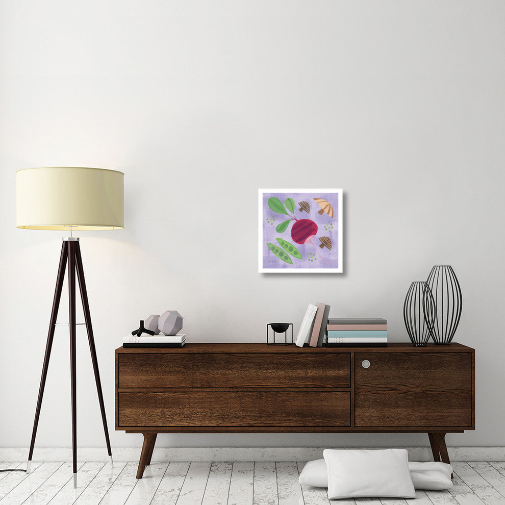 "Veggie Time III" Digital Paper Print by Farida Zaman, 20"x20"