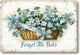 Vintage-Style Forget Me Nots Sign