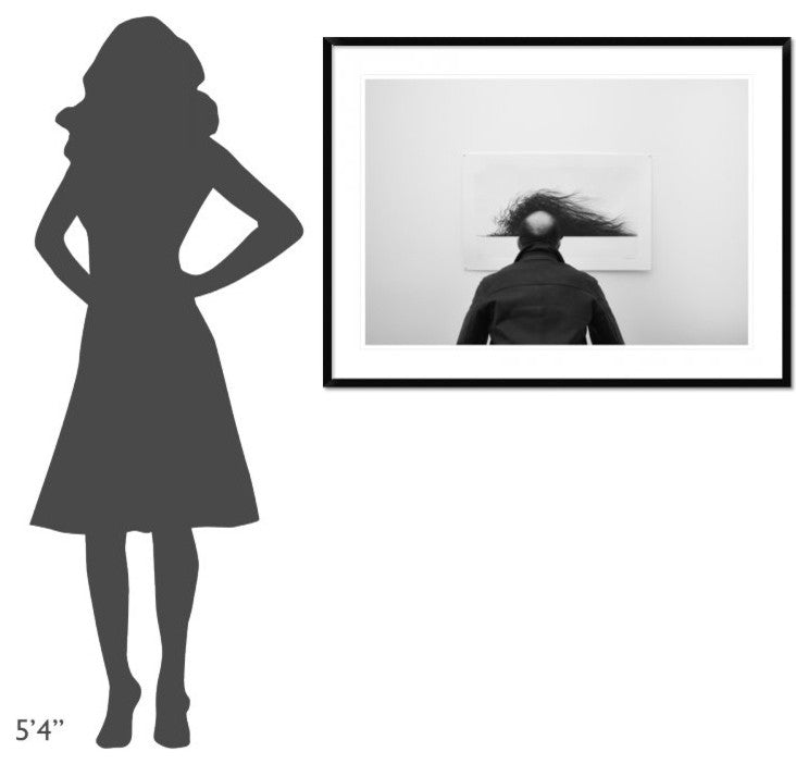 "Wig" Framed Digital Print by Jorge Pena, 44x32"