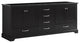 Dukes 80" Espresso Vanity Cabinet Only