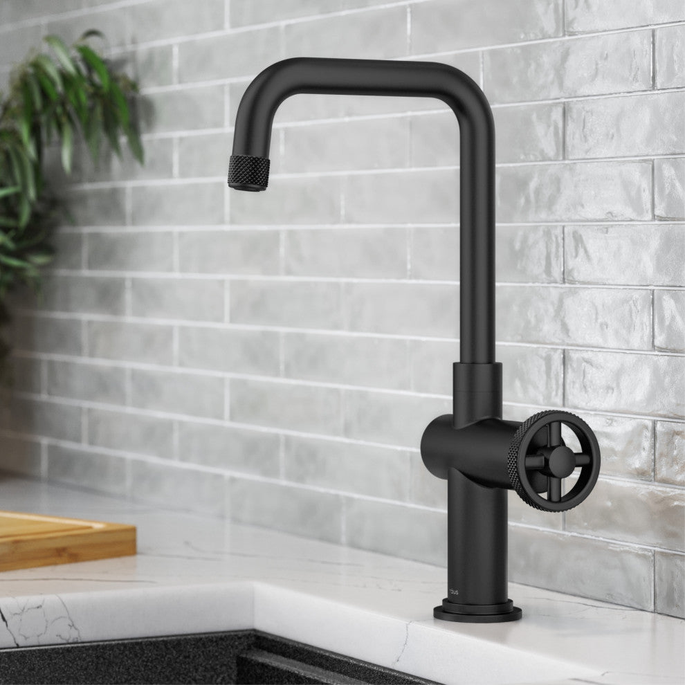 Urbix Bridge Kitchen Faucet, Matte Black, Kpf-3127mb