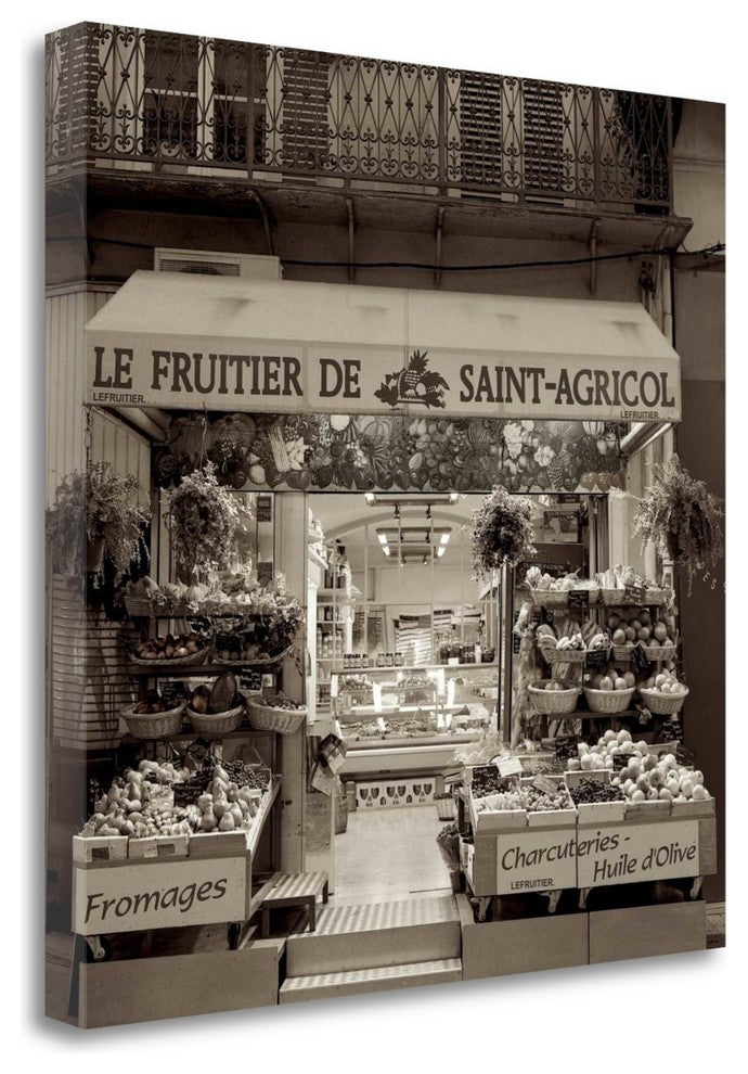 "Marketplace - 2" By Alan Blaustein, Giclee Print on Gallery Wrap Canvas