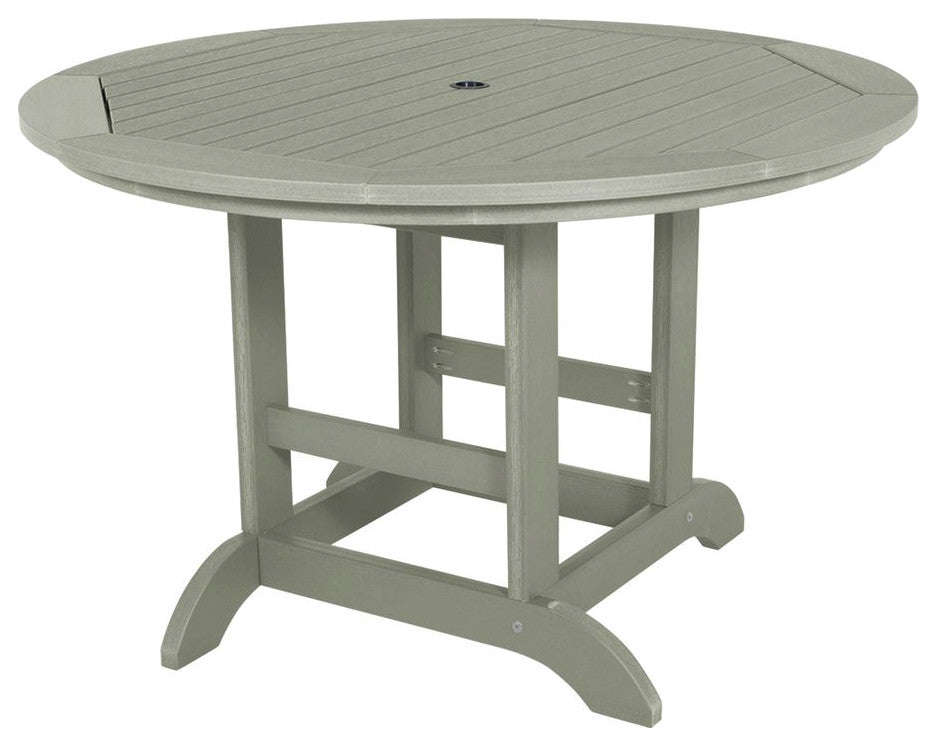 Weatherly 5-Piece Round Dining Set, Eucalyptus