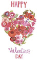 "Valentine Chic II" Digital Paper Print by Farida Zaman, 21"x24"