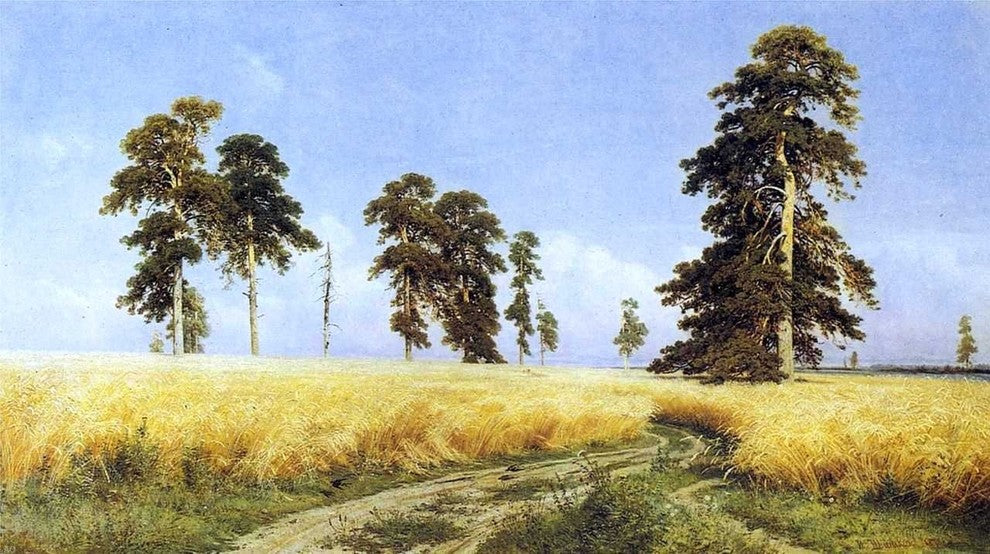 Ivan Ivanovich Shishkin Rye Wall Decal