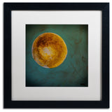 'Moon on Blue' Matted Framed Canvas Art by Nicole Dietz