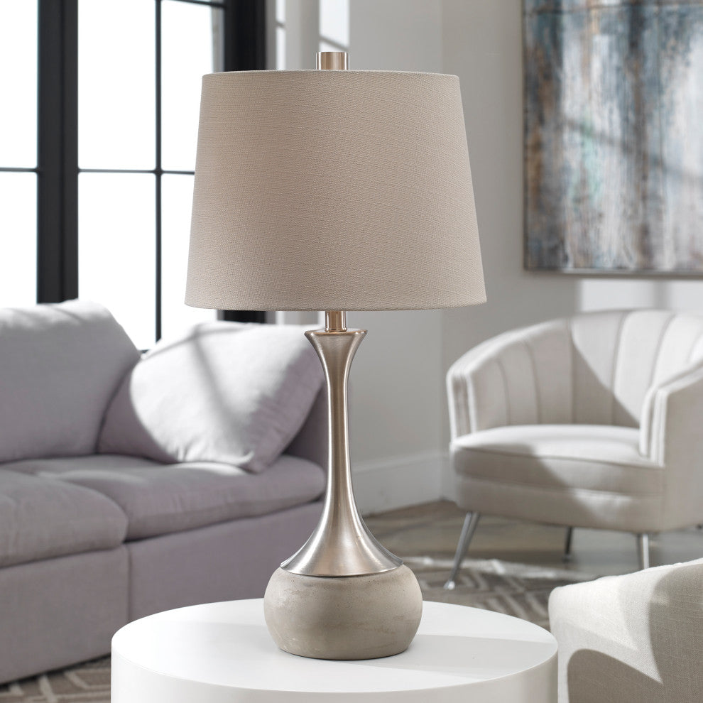 Uttermost Niah Brushed Nickel Lamp