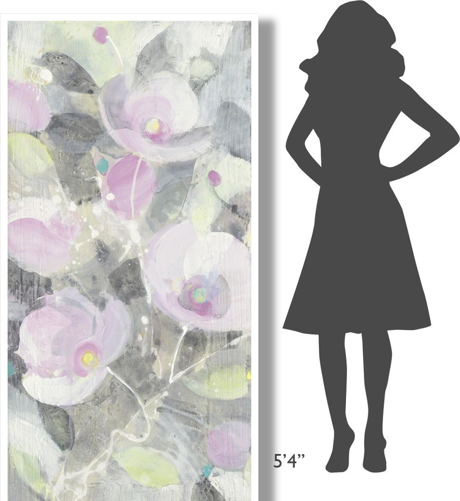 "Sugar Flowers I" Digital Paper Print by Albena Hristova, 38"x74"
