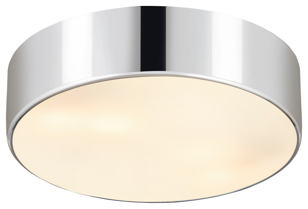 Zlite 2302F4-CH 4-Light Flush Mount, Chrome