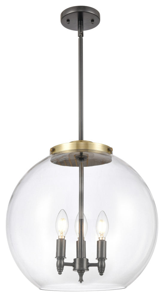 INNOVATIONS 221-3S-BAB-G122-16-LED 3-Light Pendant Black Antique Brass