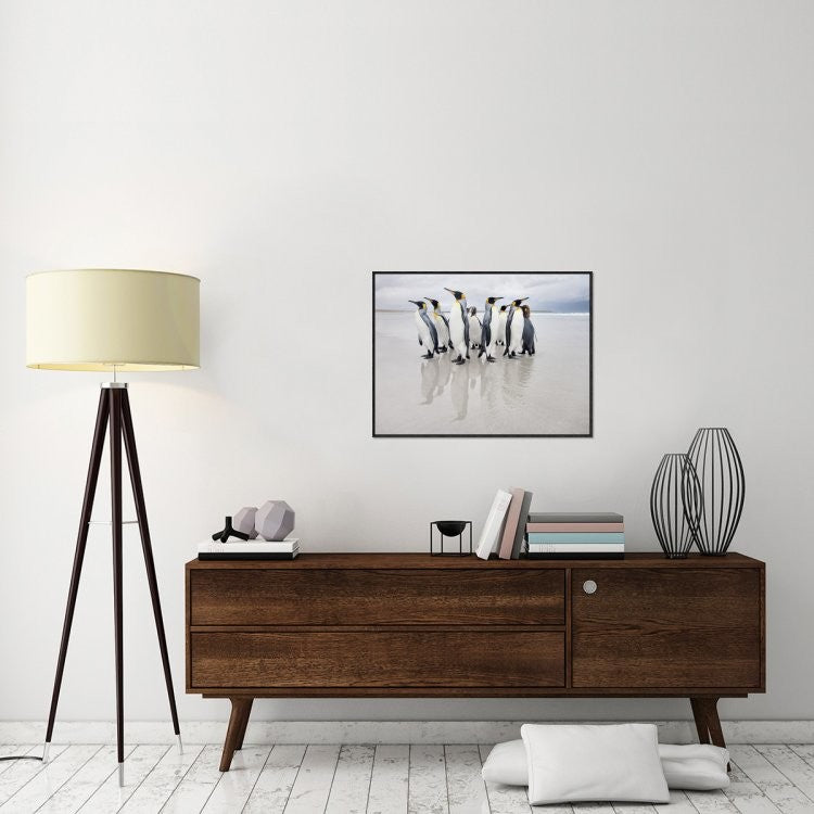 "Bodyguard" Framed Canvas Giclee by Joan Gil Raga, 33x25"