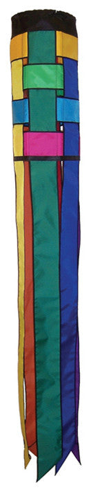 Rainbow Weave Windsock