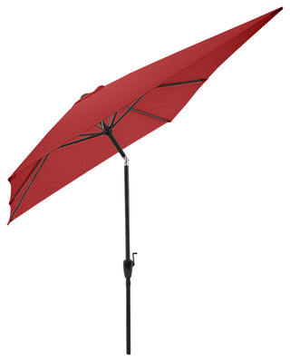 Pure Garden 10' Rectangular Patio Umbrella, Red