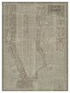 "Blueprint Map New York Taupe" Digital Paper Print by Sue Schlabach, 26"x34"