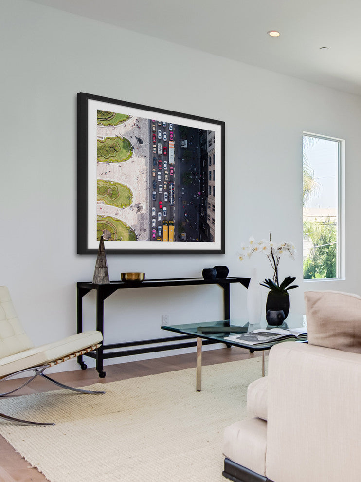 "City Traffic" Framed Print by Karolis Janulis