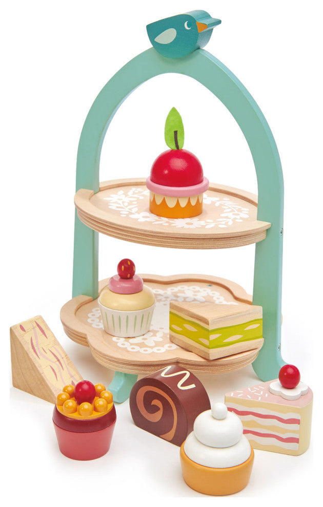 Mini Chef Birdie Afternoon Tea Stand