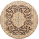 Ahgly Company Indoor Round Traditional Area Rugs, 4' Round