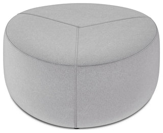 Moore Large Ottoman, Light Grey