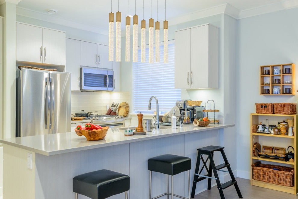 Weston 25 Light Pendant in Satin Gold