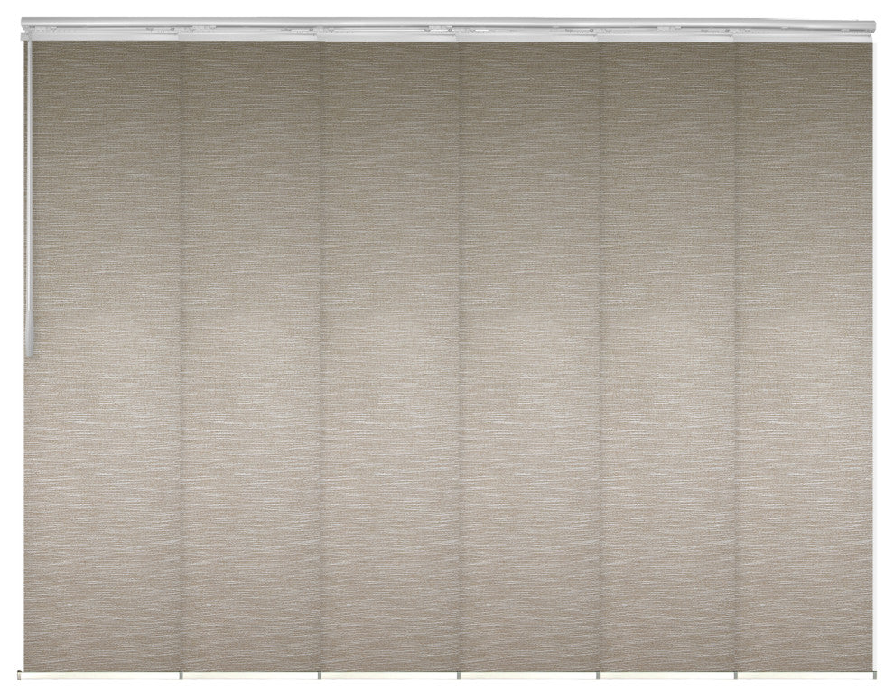 Nico 6-Panel Track Extendable Vertical Blinds 98-130"W