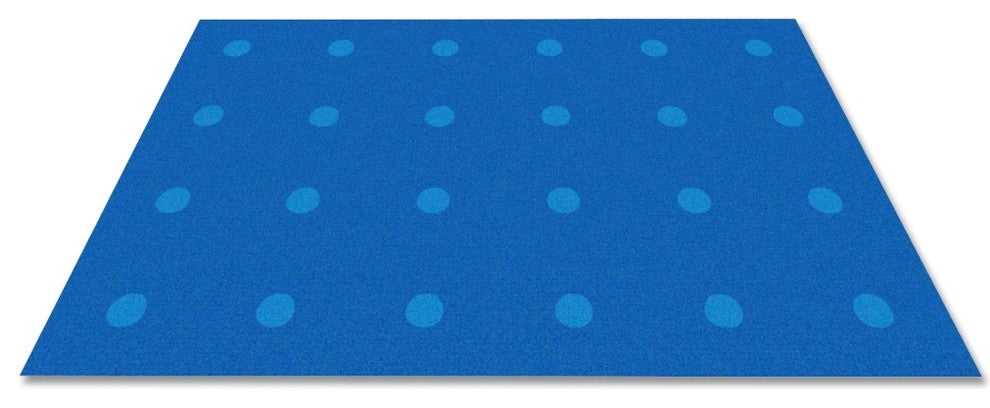On The Spot Rug Blue On Blue