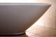 Aqua Eden 69" Acrylic Freestanding Oval Tub With Drain, White