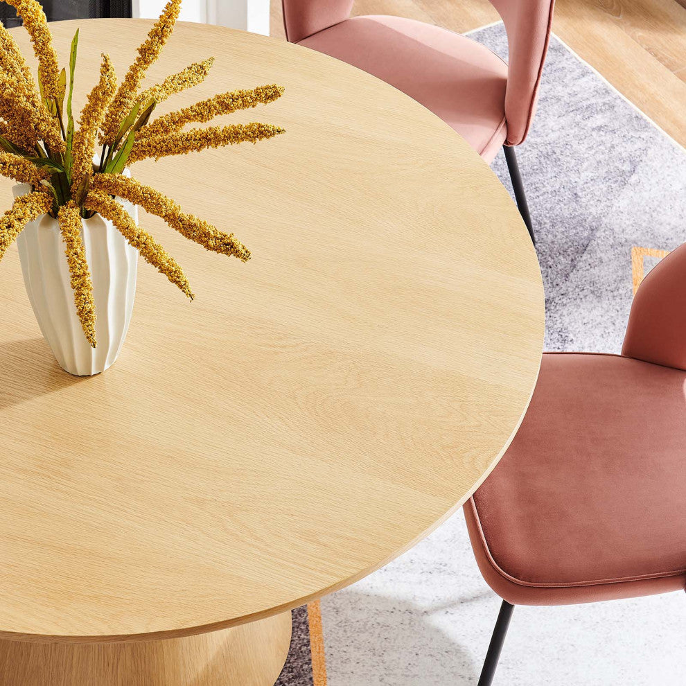 Provision 47" Round Dining Table, Oak