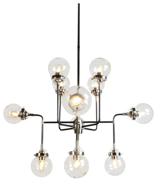 Transitional Cast Iron Pendant in Black