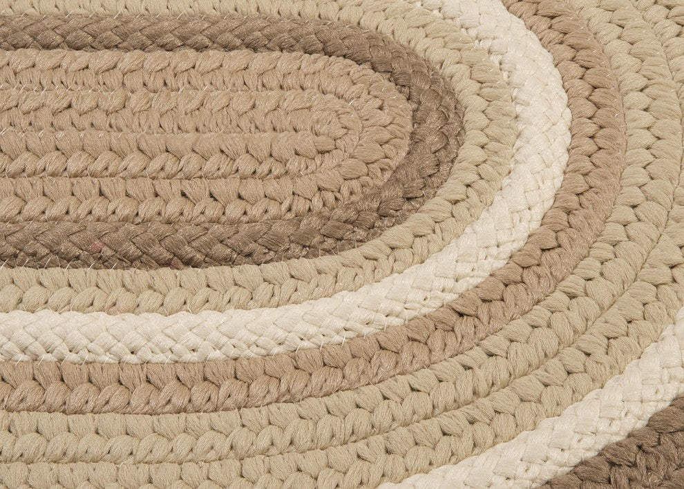 Colonial Mills Brooklyn BN89 Natural Indoor/Outdoor Area Rug, Round 12'x12'