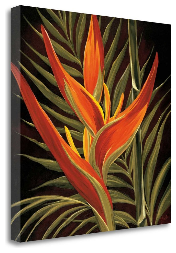 "Birds Of Paradise I" By Yvette St. Amant, Giclee Print on Gallery Wrap Canvas