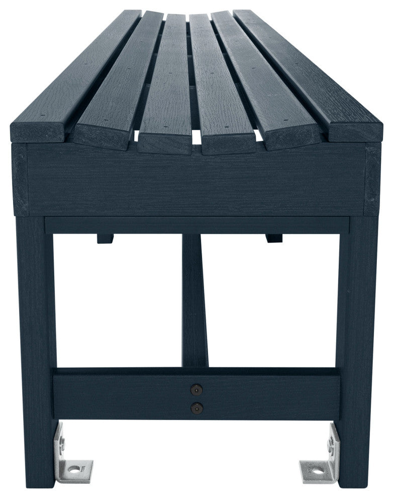 Sequoia Weldon 6' Backless Picnic Bench, Federal Blue